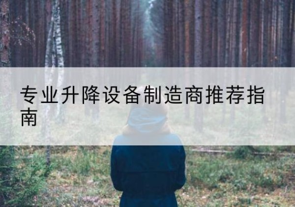 徐汇区电动剪叉升降平台厂家-专业升降设备制造商推荐指南